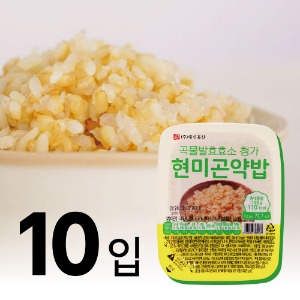 곡물발효효소 첨가 현미곤약밥 x 10개입