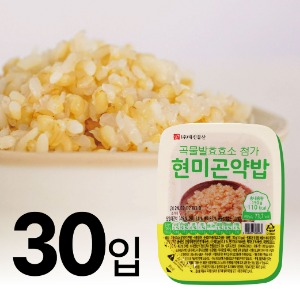 곡물발효효소 첨가 현미곤약밥 x 30개입